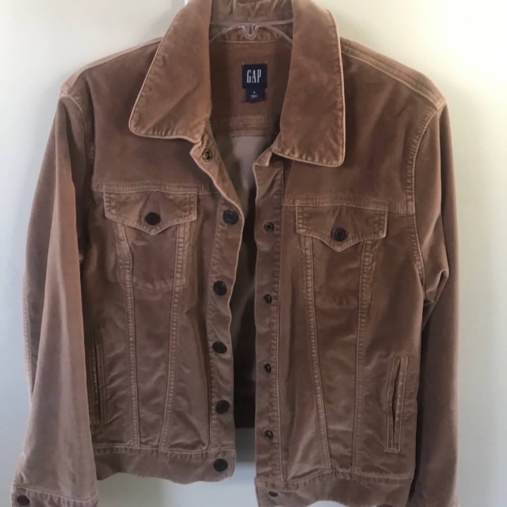 Gap brown suede button up